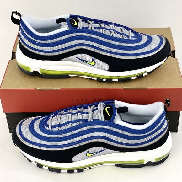 Nike Other - Nike Air Max 97 OG Atlantic Blue Men's Sneakers Shoes Voltage Yellow DM0028 400